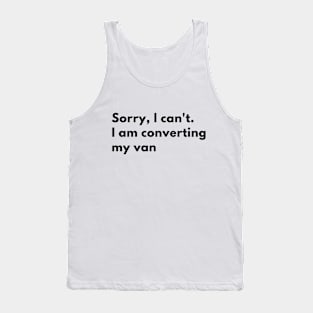 I am converting my van Tank Top